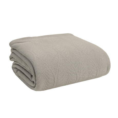 Colcha Algodão Jacquard, Corfu Bege 240x260 Colcha Algodão Jacquard, Corfu Bege 240x260